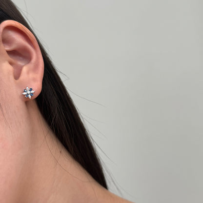 CRISTALLE ✧ Orecchini ARGENTO 925/Blu