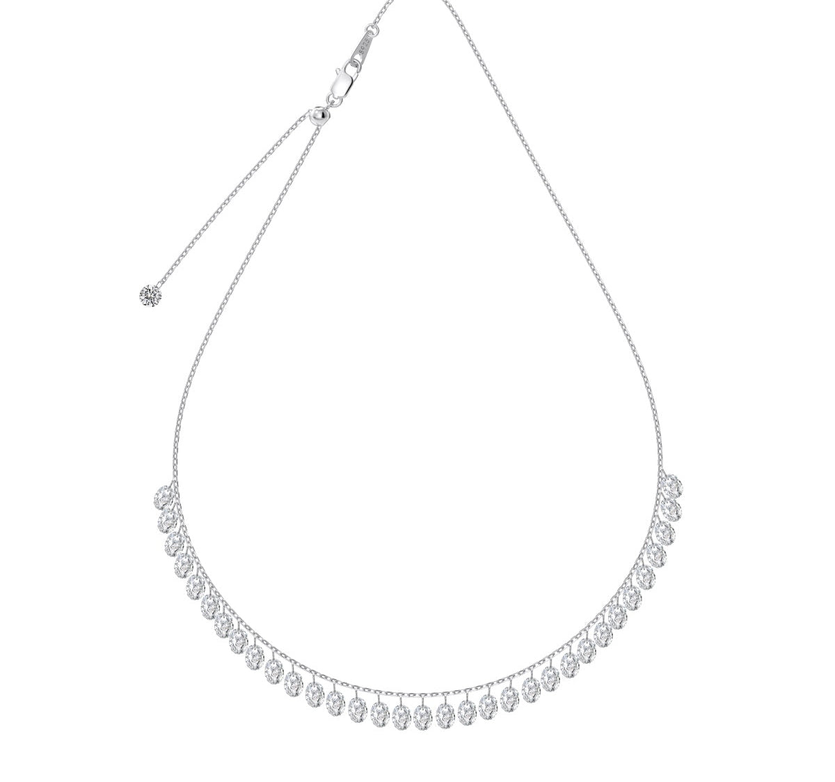 CRYSTAL SILK ✧ Collana ARGENTO 925 - BELLAETEREA