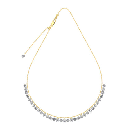 CRYSTAL GLOW ✧ Collana ARGENTO 925/Gold 14k