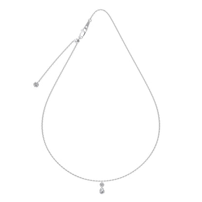 CRYSTAL TEAR ✧ Collana ARGENTO 925