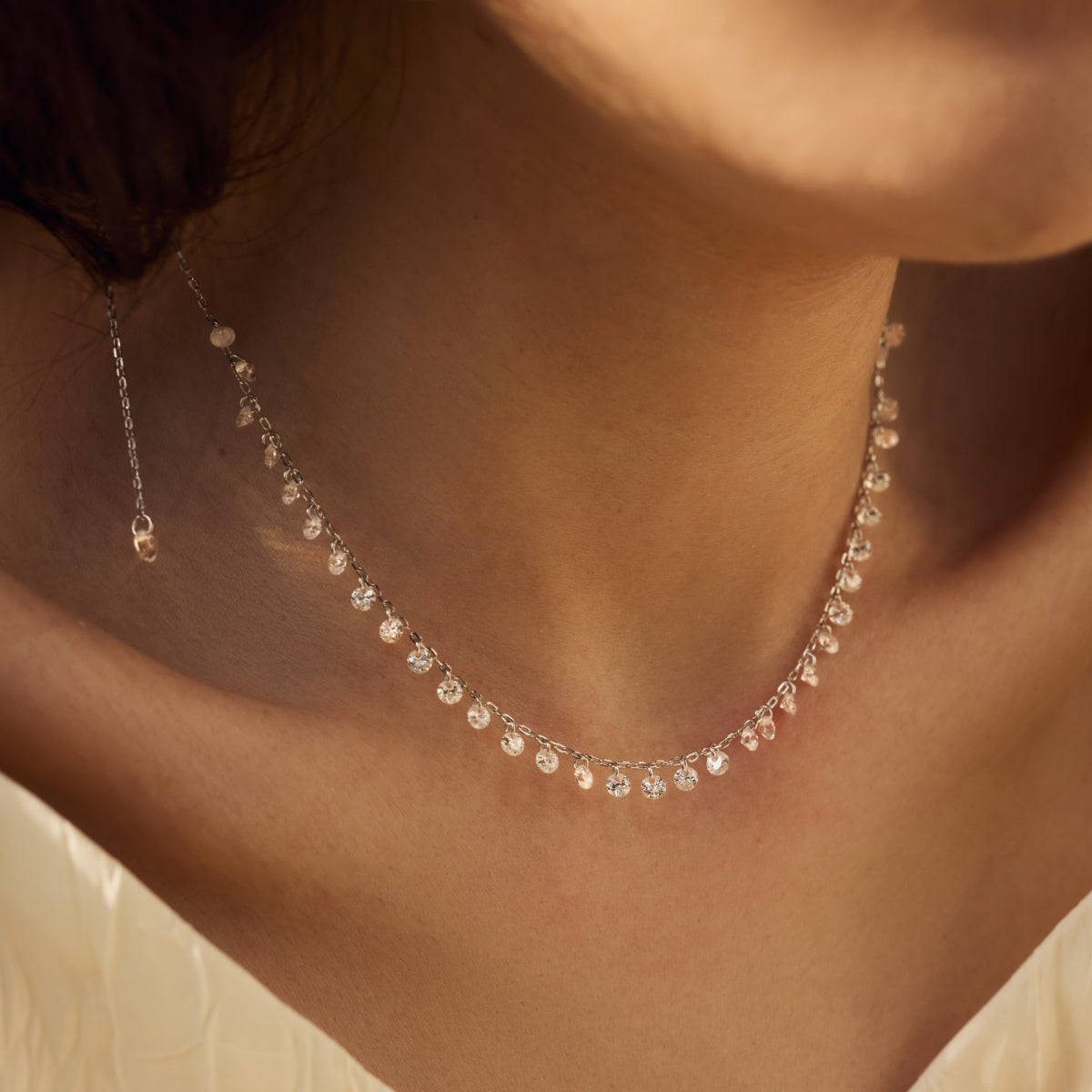 CRYSTAL GLOW ✧ Collana ARGENTO 925 - BELLAETEREA