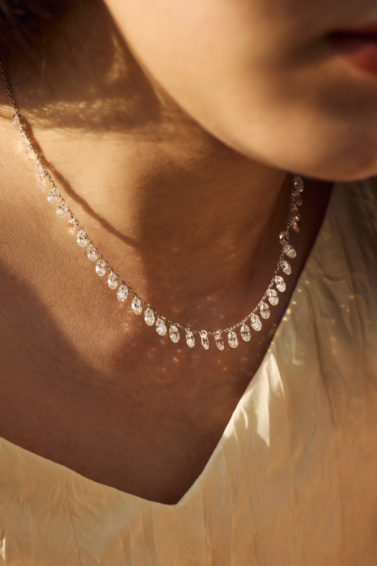 CRYSTAL SILK ✧ Collana ARGENTO 925 - BELLAETEREA