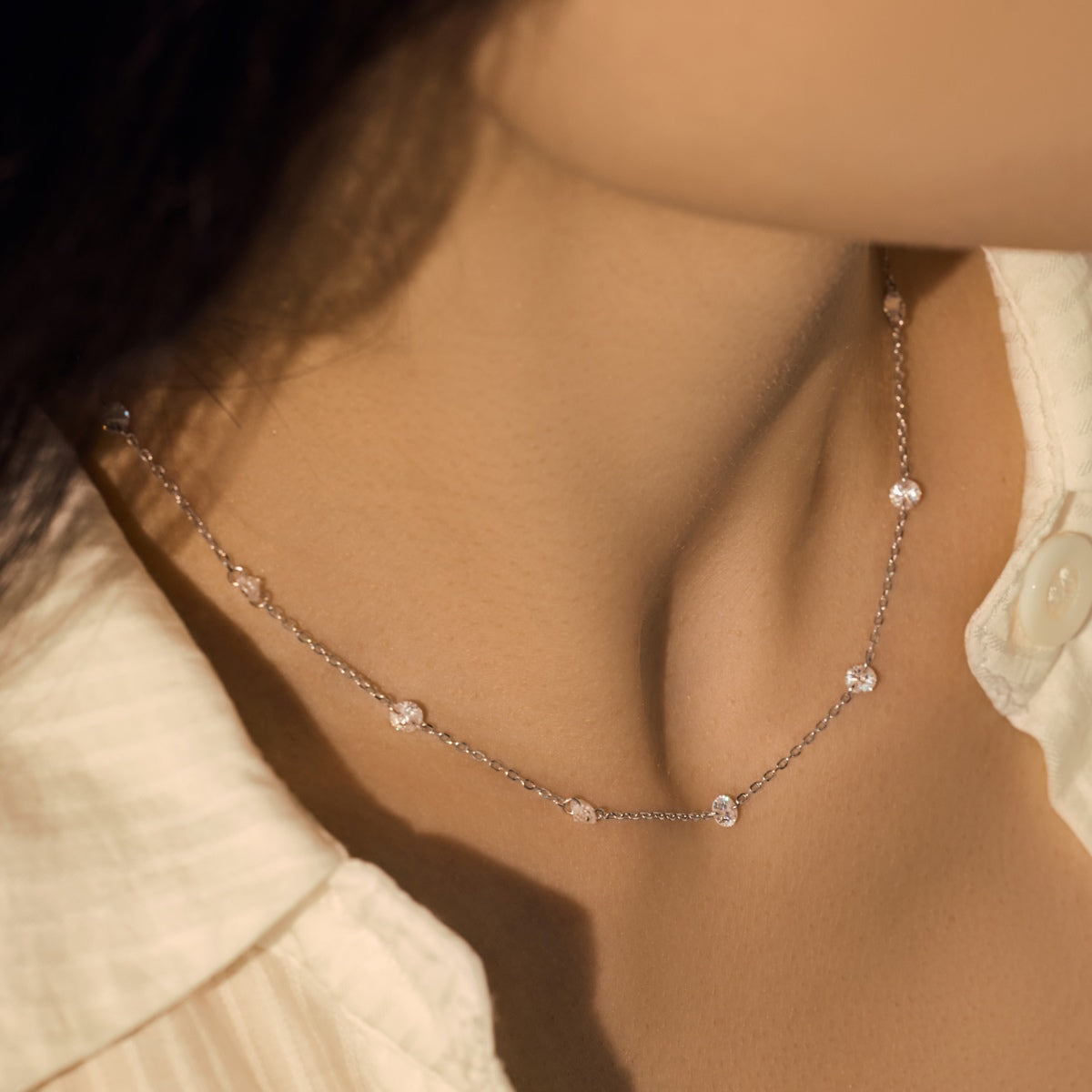 CRYSTAL SHINE ✧ Collana ARGENTO 925