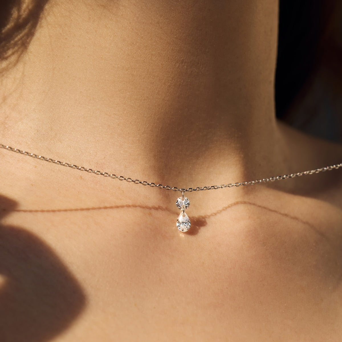 CRYSTAL TEAR ✧ Collana ARGENTO 925