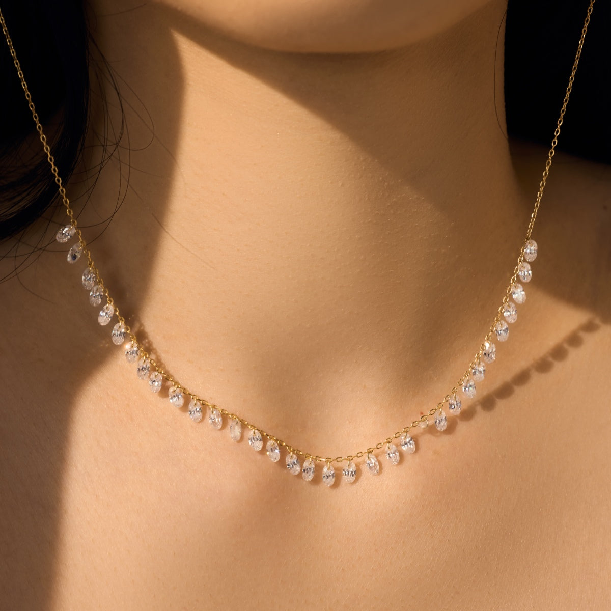CRYSTAL SILK ✧ Collana ARGENTO 925/Gold - BELLAETEREA