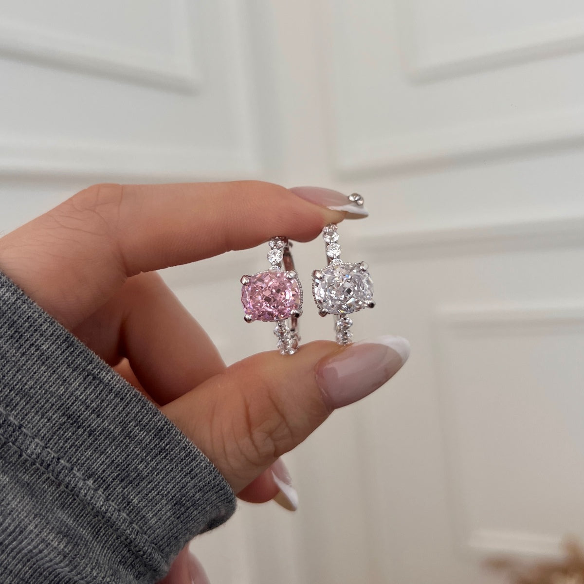 LADY V ✧ Anello ARGENTO 925/Rosa - BELLAETEREA