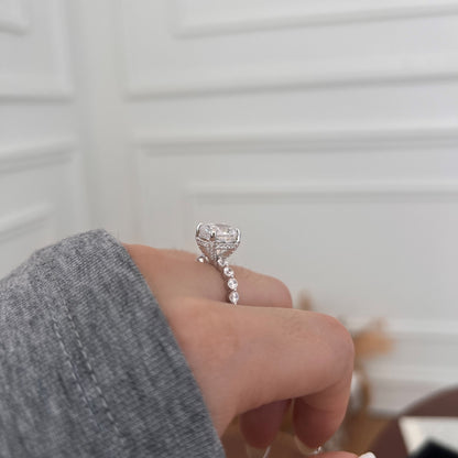 LADY V ✧ Anello ARGENTO 925/Bianco - BELLAETEREA