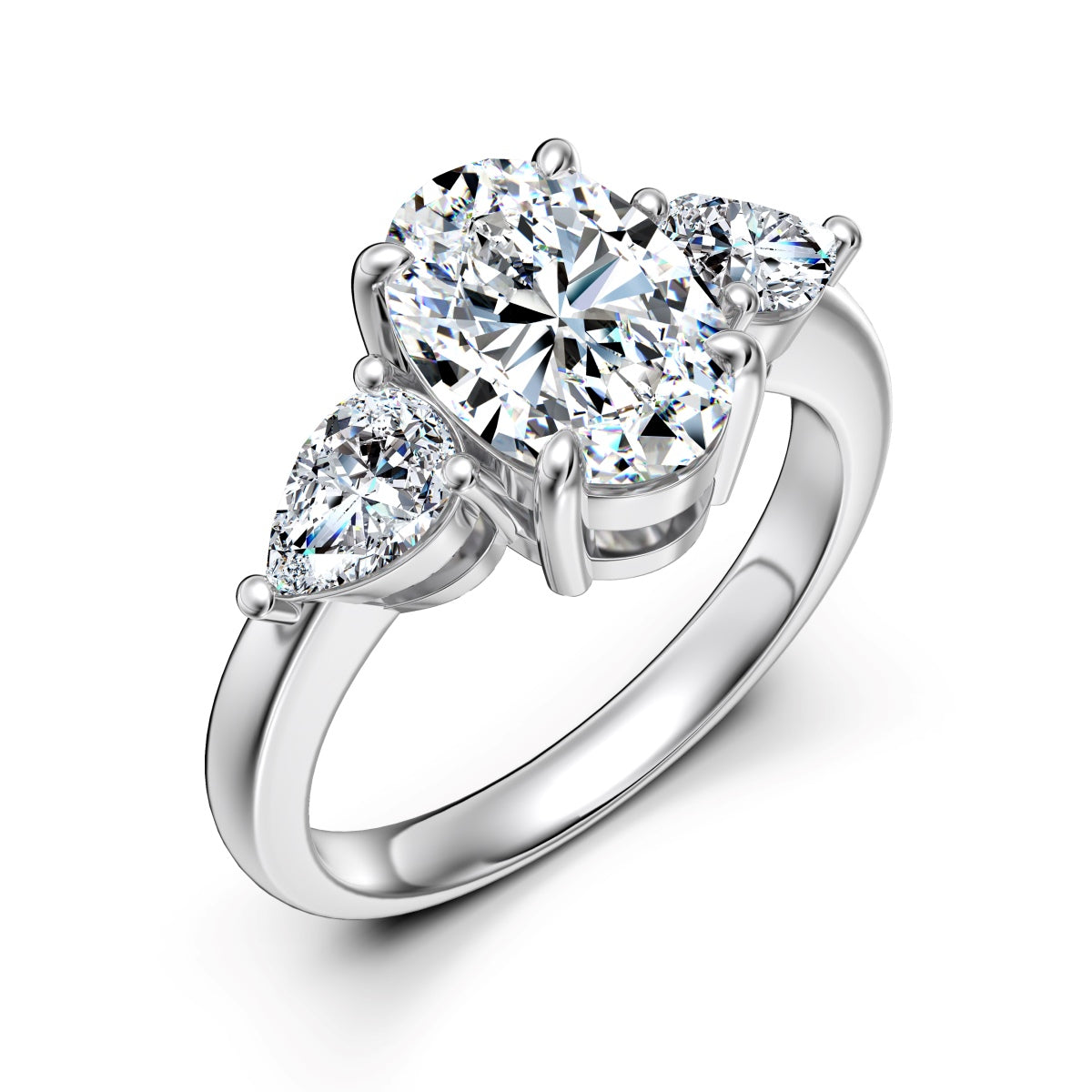 BRIGITTE ✧ Anello ARGENTO 925 MOISSANITE