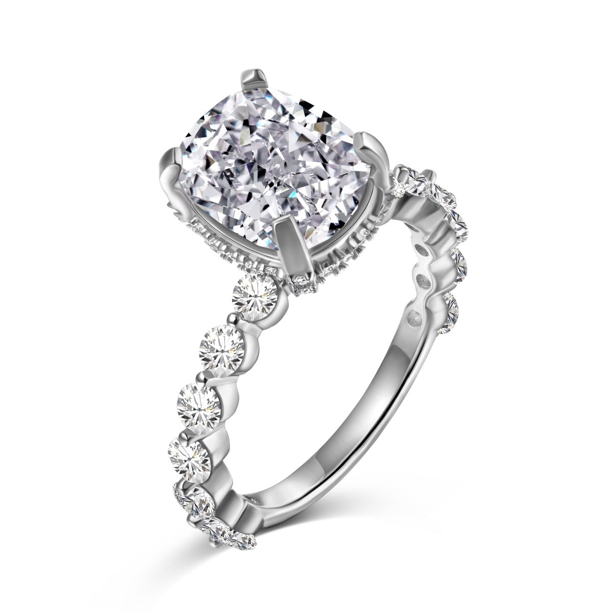 LADY V ✧ Anello ARGENTO 925/Bianco - BELLAETEREA