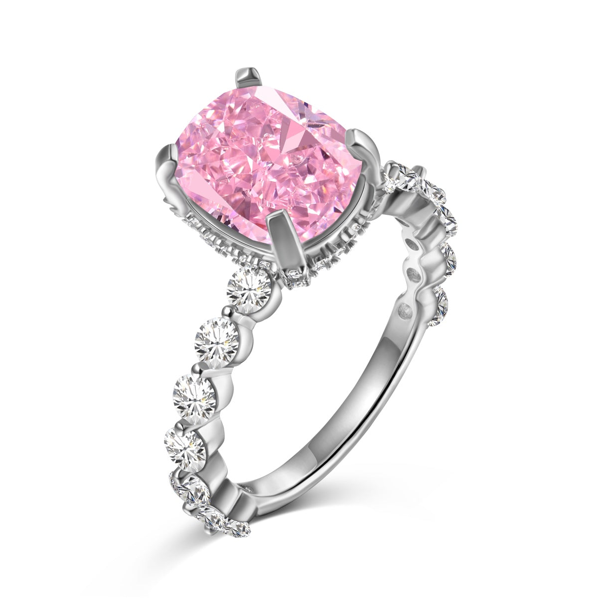 LADY V ✧ Anello ARGENTO 925/Rosa - BELLAETEREA