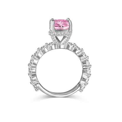 LADY V ✧ Anello ARGENTO 925/Rosa - BELLAETEREA