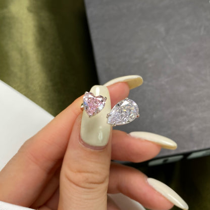 COEUR GLACÉ ✧ Anello ARGENTO 925/Rosa