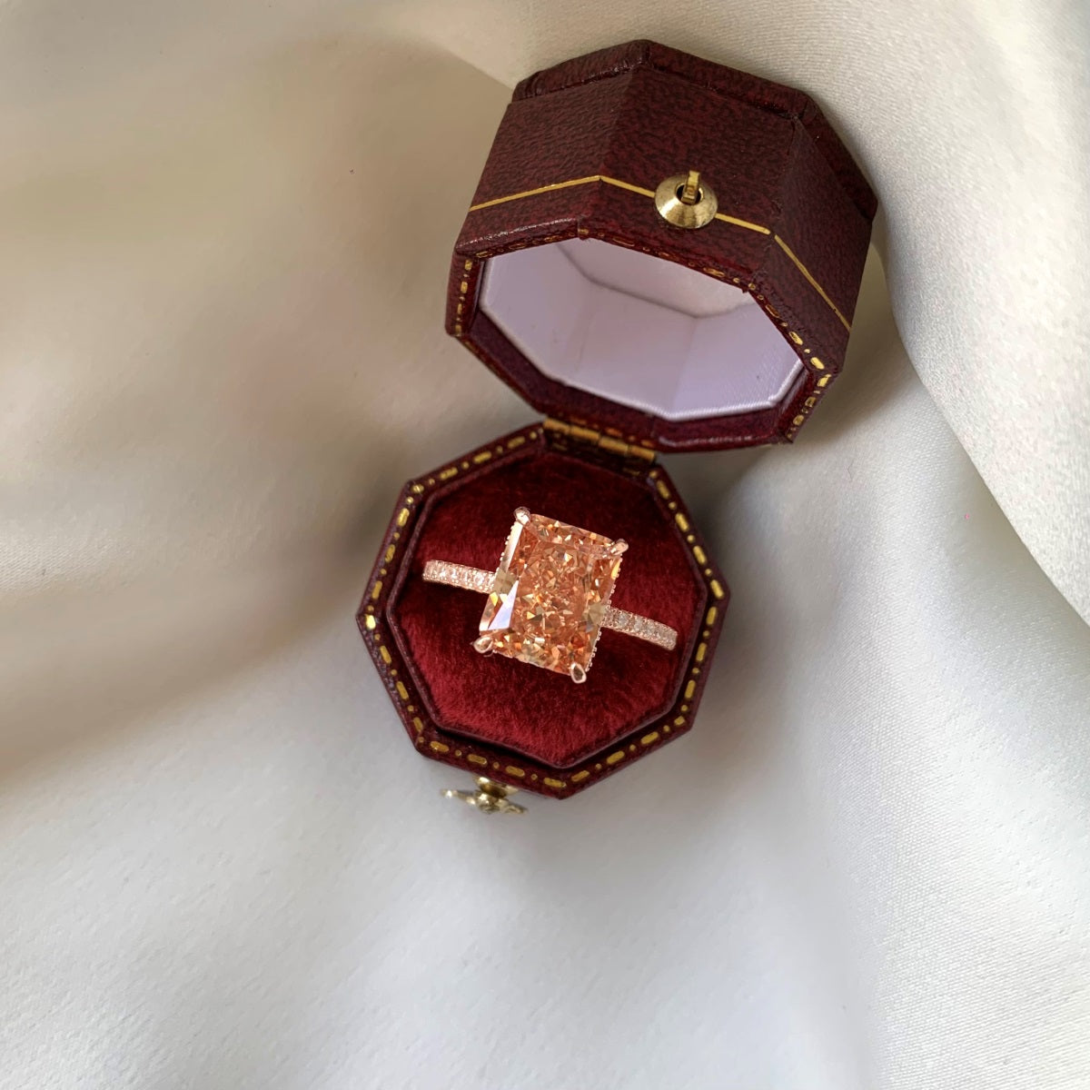 ZAHIRA ✧ Anello ARGENTO 925/Arancio