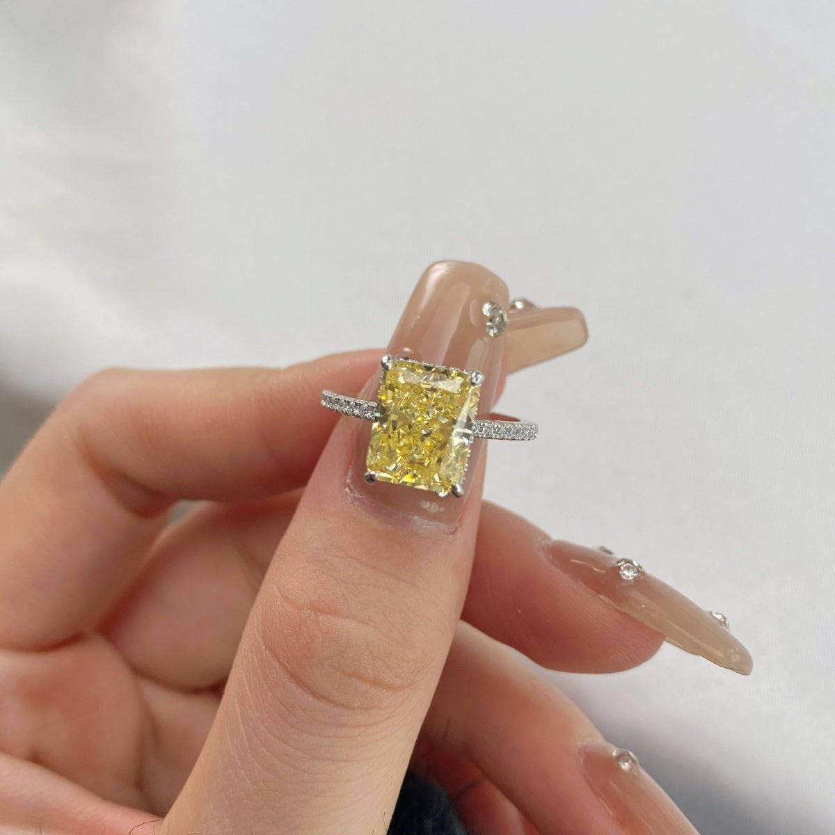 ZAHIRA ✧ Anello ARGENTO 925/Giallo