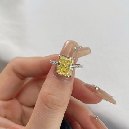 ZAHIRA ✧ Anello ARGENTO 925/Giallo