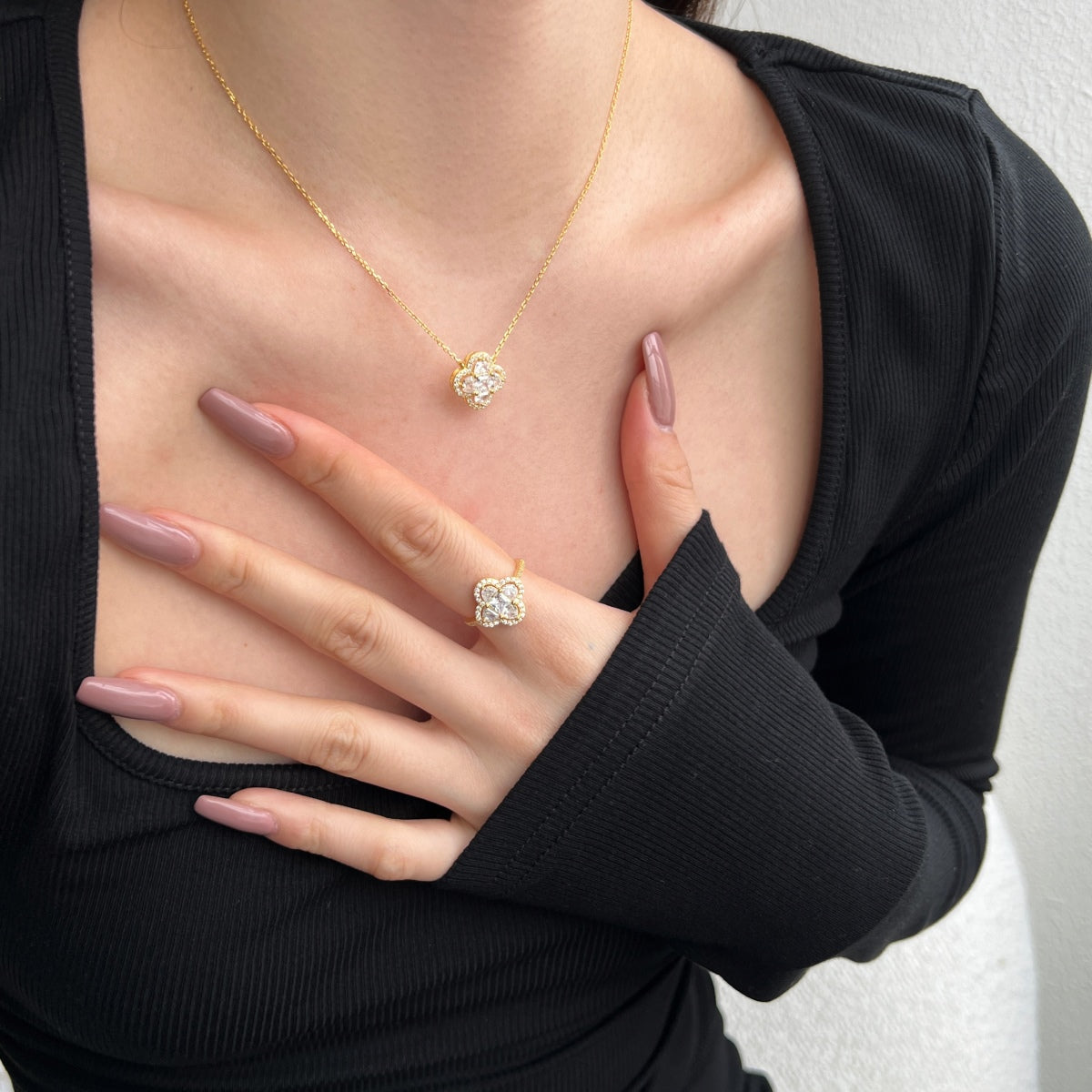 MARGAUX ✧ Collana ARGENTO 925/Gold 18k