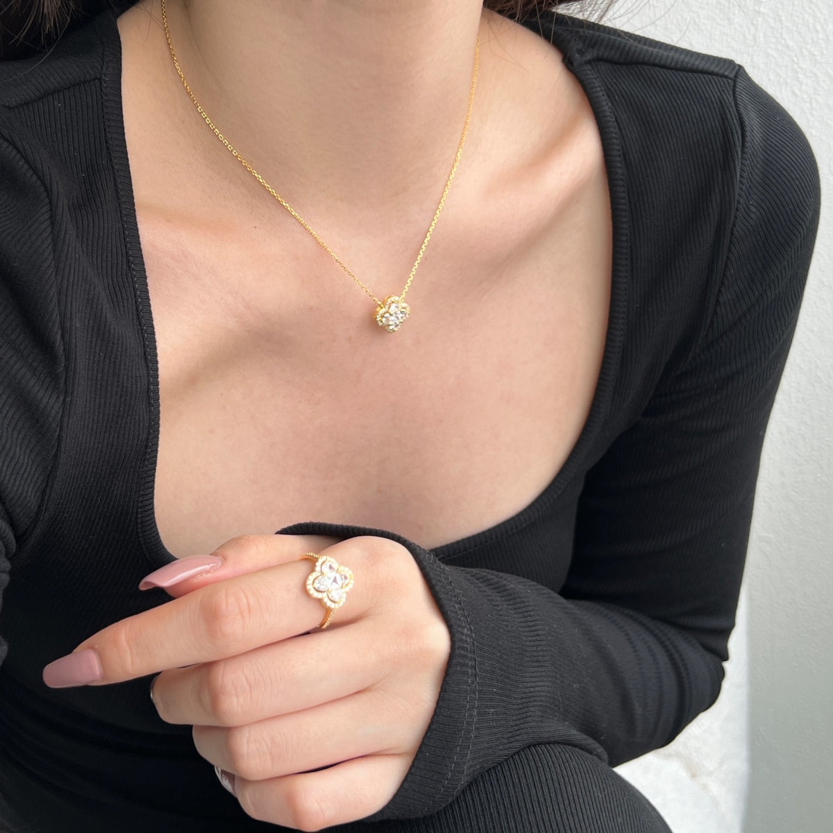 MARGAUX ✧ Collana ARGENTO 925/Gold 18k
