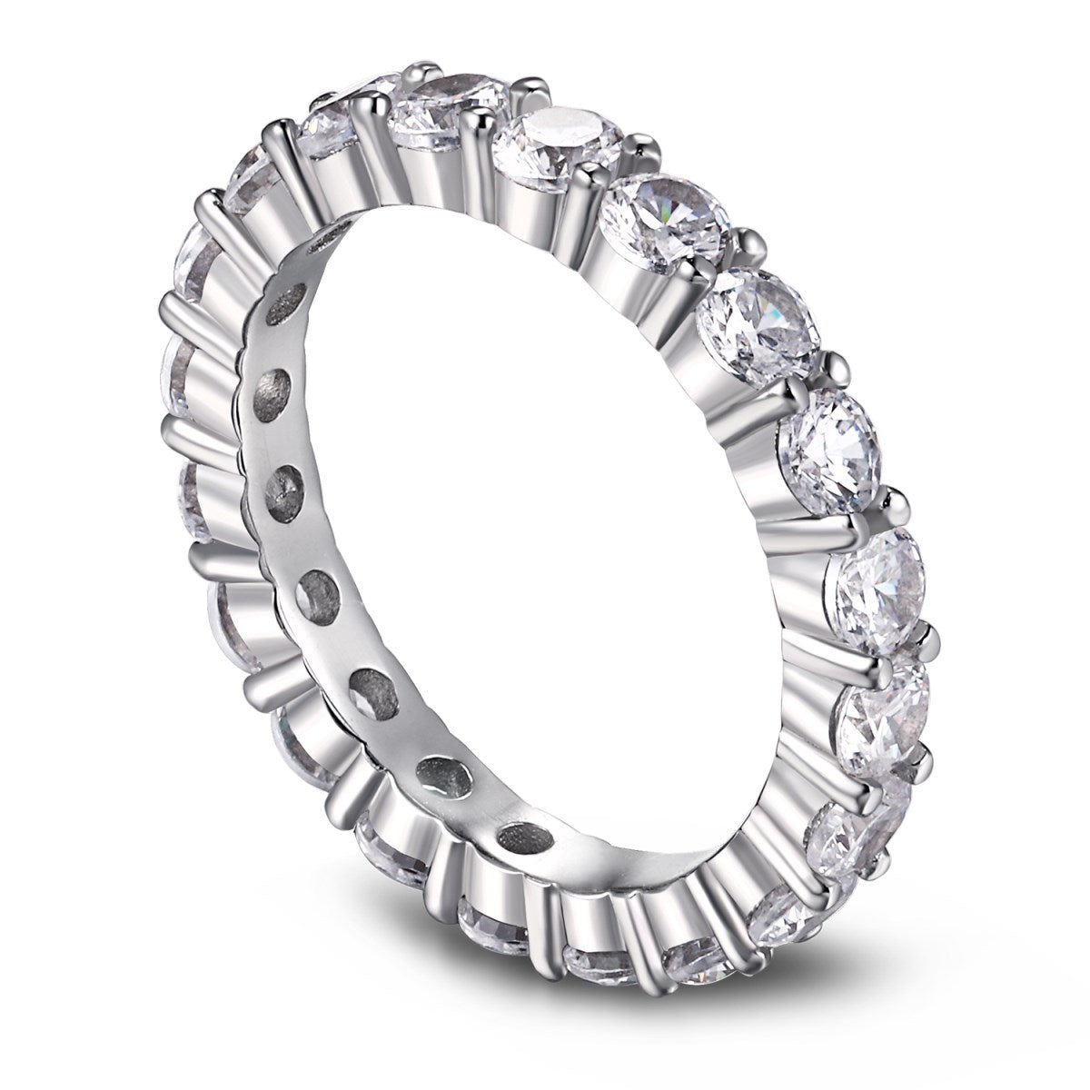 DIAMOND BAND ✧ Anello ARGENTO 925 - BELLAETEREA