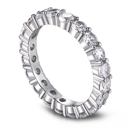 DIAMOND BAND ✧ Anello ARGENTO 925 - BELLAETEREA