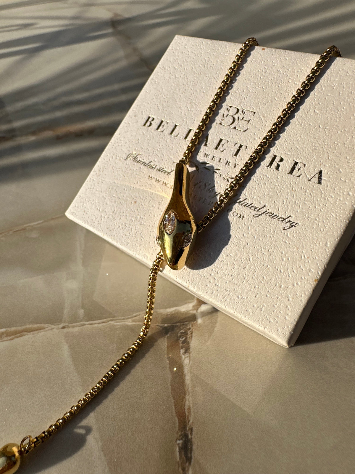 VENOM GOLD ❥ Collana Y