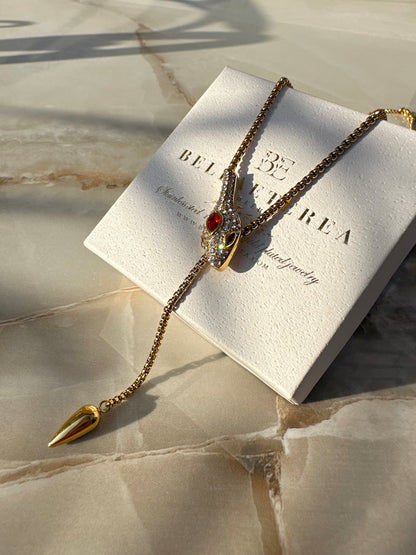 VENOM RUBY ❥ Collana Y