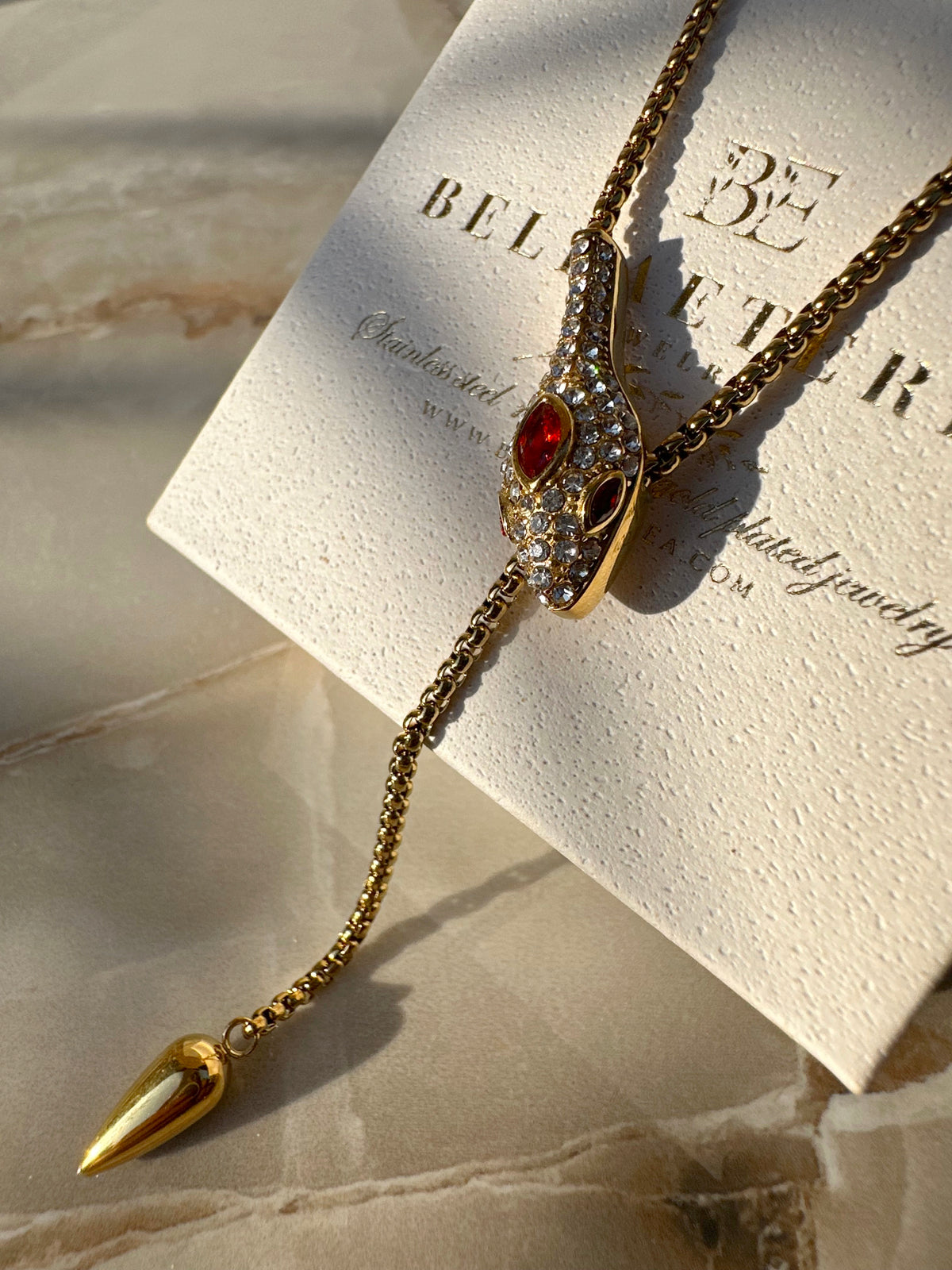 VENOM RUBY ❥ Collana Y