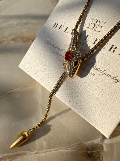 VENOM RUBY ❥ Collana Y