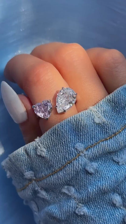 COEUR GLACÉ ✧ Anello ARGENTO 925/Rosa