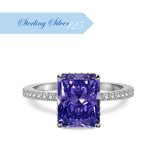 ZAHIRA ✧ Anello ARGENTO 925/Viola
