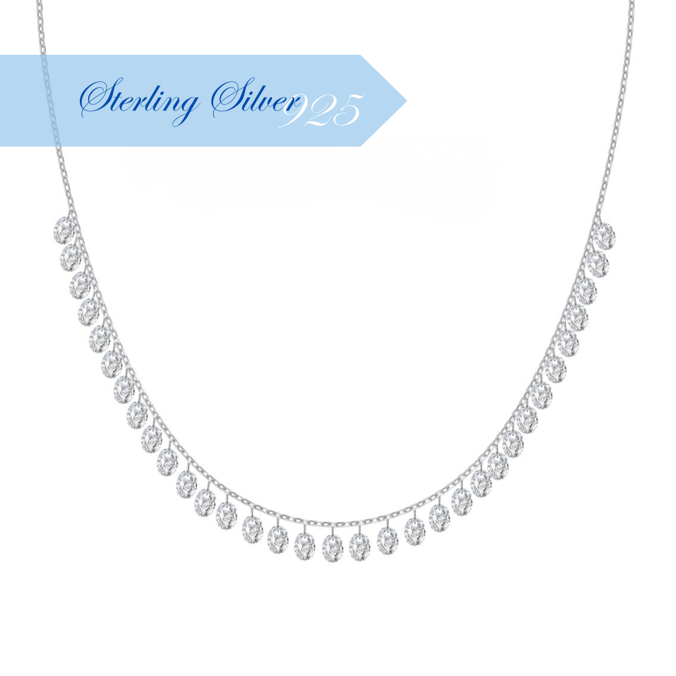 CRYSTAL SILK ✧ Collana ARGENTO 925 - BELLAETEREA