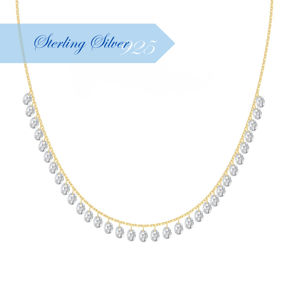 CRYSTAL SILK ✧ Collana ARGENTO 925/Gold - BELLAETEREA