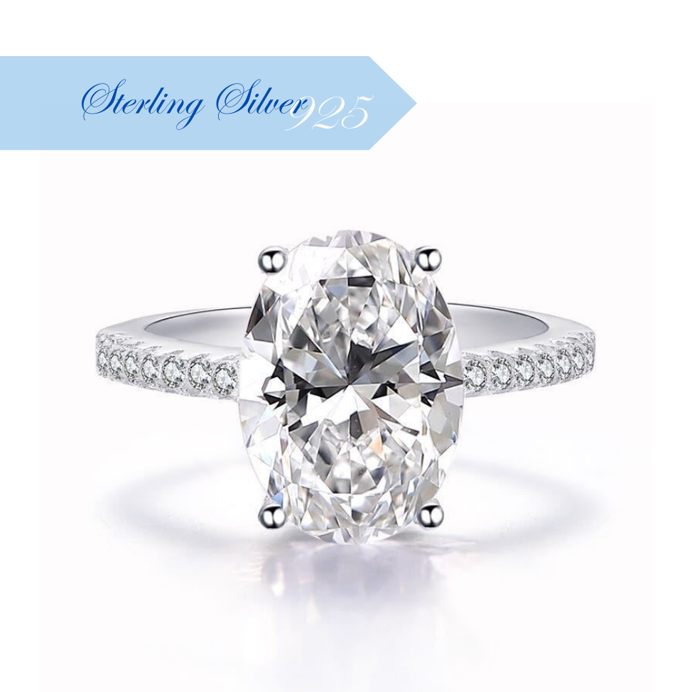 OVAL ✧ Anello ARGENTO 925 - BELLAETEREA