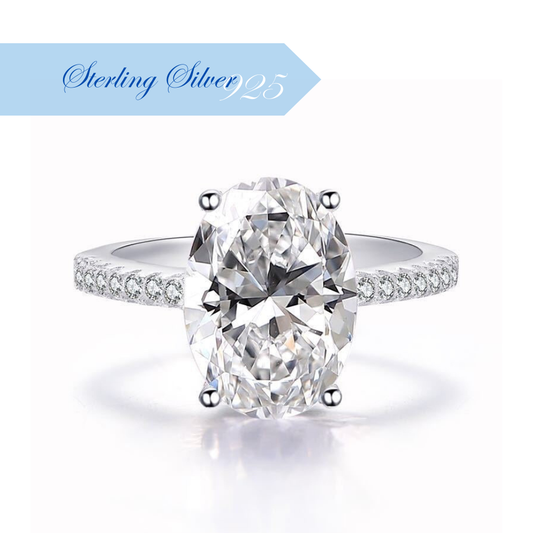 OVAL ✧ Anello ARGENTO 925 - BELLAETEREA