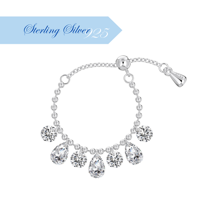 CRYSTAL FALL ✧ Anello ARGENTO 925