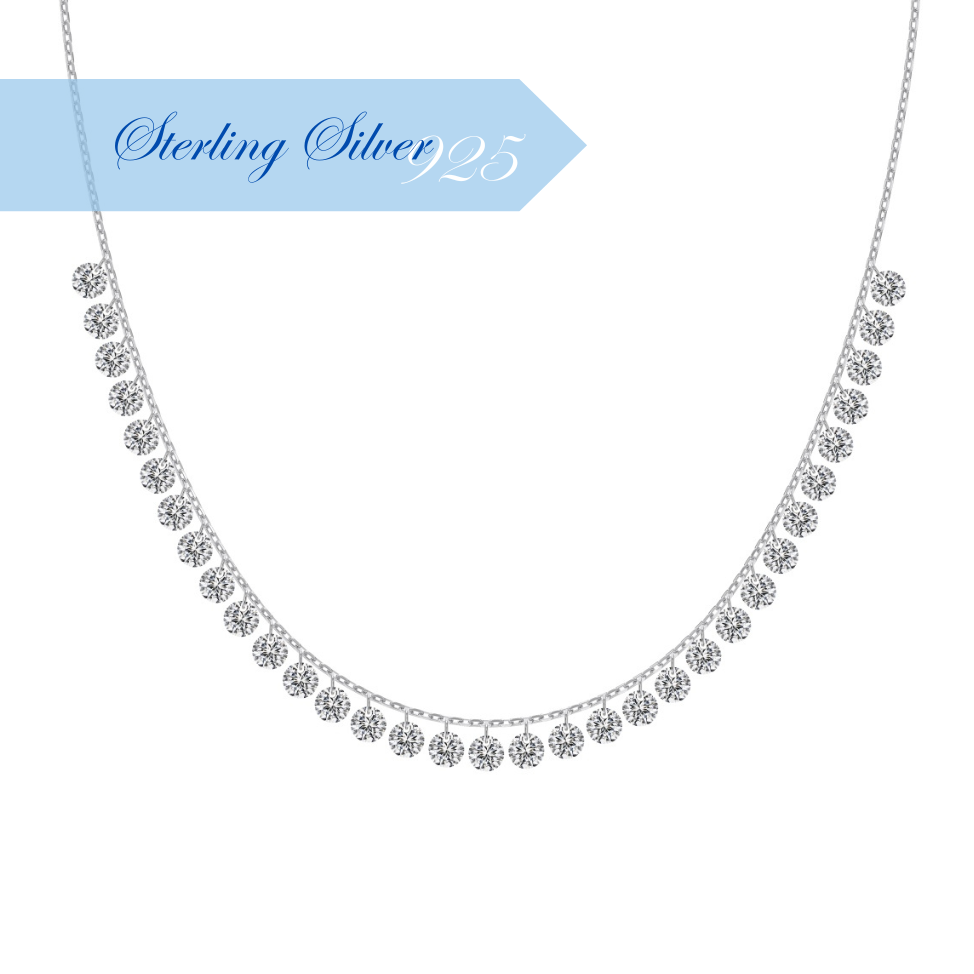 CRYSTAL GLOW ✧ Collana ARGENTO 925 - BELLAETEREA