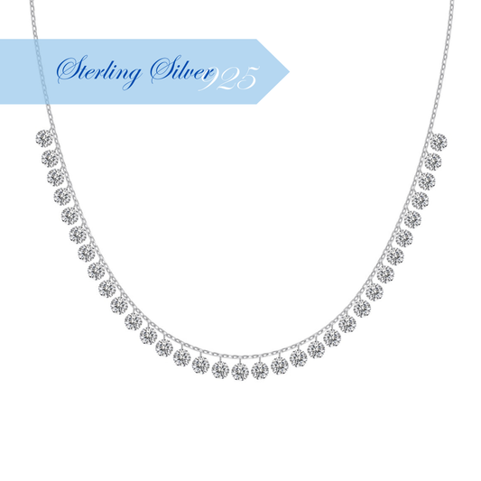 CRYSTAL GLOW ✧ Collana ARGENTO 925 - BELLAETEREA