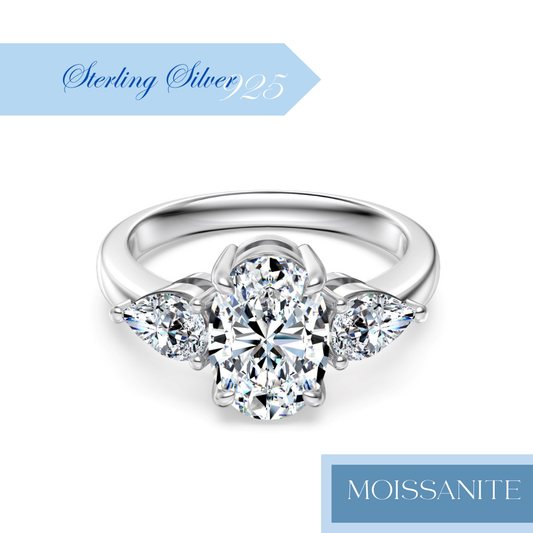 BRIGITTE ✧ Anello ARGENTO 925 MOISSANITE