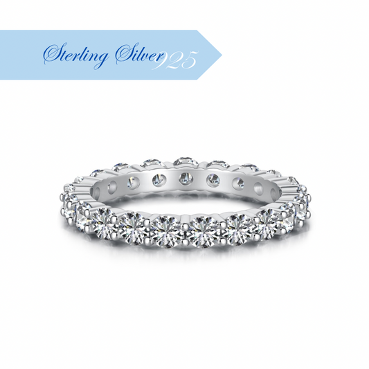 DIAMOND BAND ✧ Anello ARGENTO 925 - BELLAETEREA